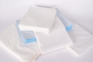 Drape / Stretcher Sheet, Extra-Strength Tidi® Everyday Flat 40 X 90 Inch Blue Tissue / Poly Disposable by TIDI Products, LLC  ID 980929
